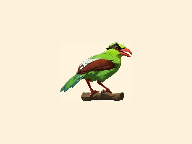 Javan Green Magpie